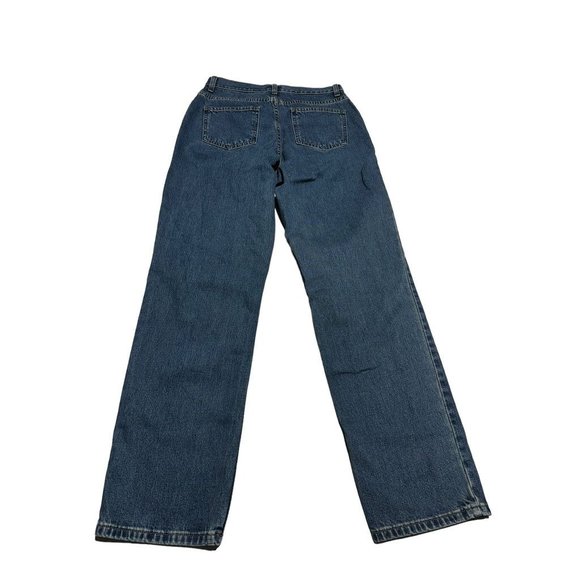 L.L. Bean Straight Cut Jeans Blue Size 8 - Picture 5 of 6